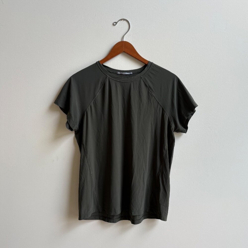 Athleta Green Workout Shirt - Size Small
